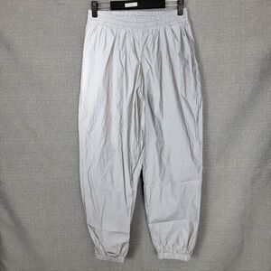 Waisted‎ Jogger Large Reflective Silver Grey Pockets Rave Safety